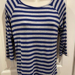 Women’s Loveappella 3/4 Sleeve Striped Shirt